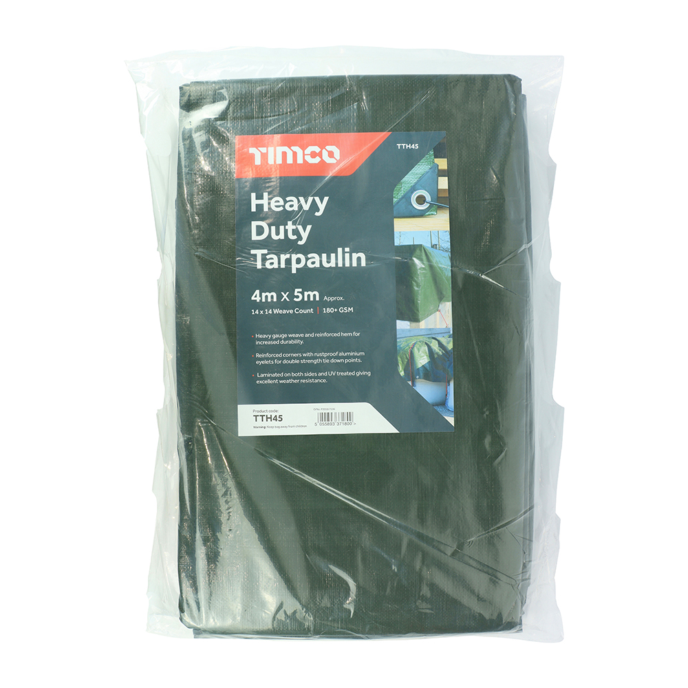 Heavy Duty Tarpaulin Green - Image 2