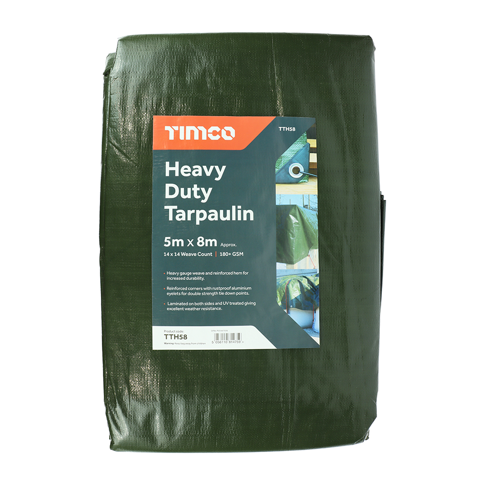 Heavy Duty Tarpaulin Green