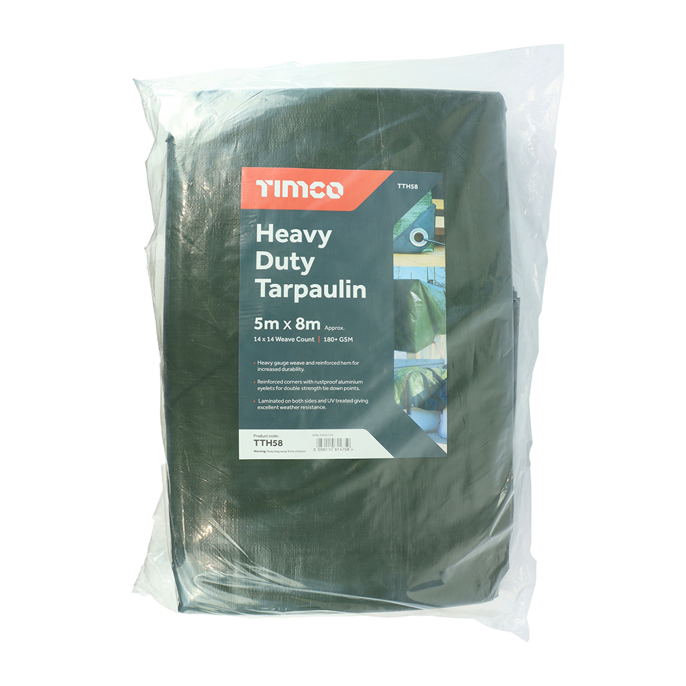 Heavy Duty Tarpaulin Green - Image 2