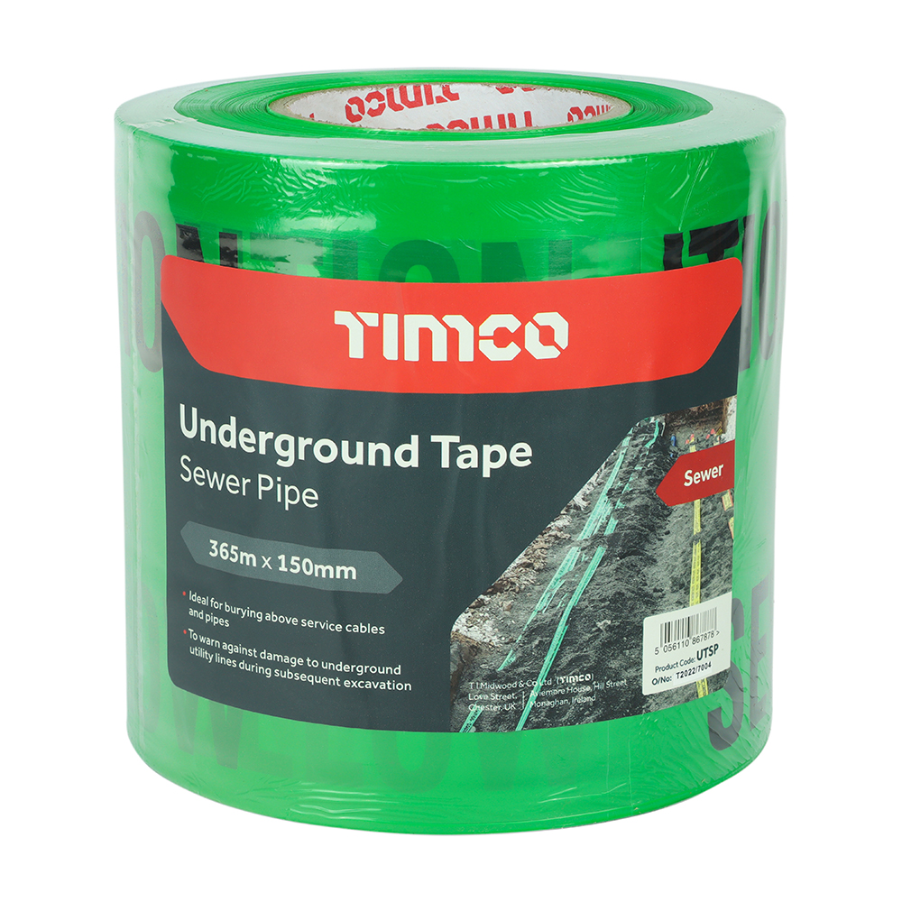 Underground Tape - Sewer Pipe - Image 2
