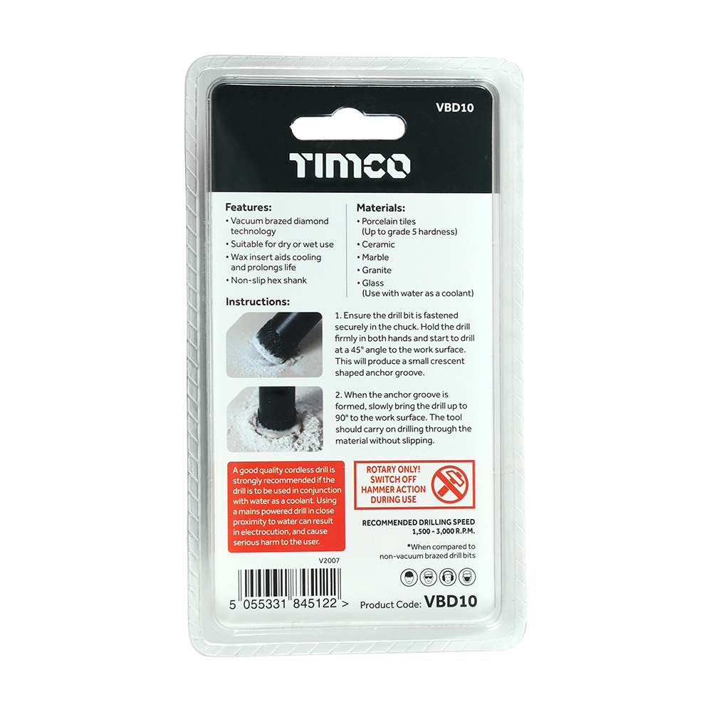 Premium Diamond Tile&Glass Bit - Image 3