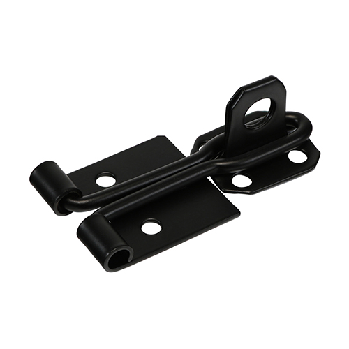 Wire Pattern Hasp-Staple Black - Image 3