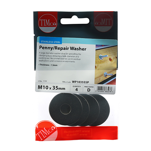 Penny Washer DIN 9054 - A2 SS - Image 2