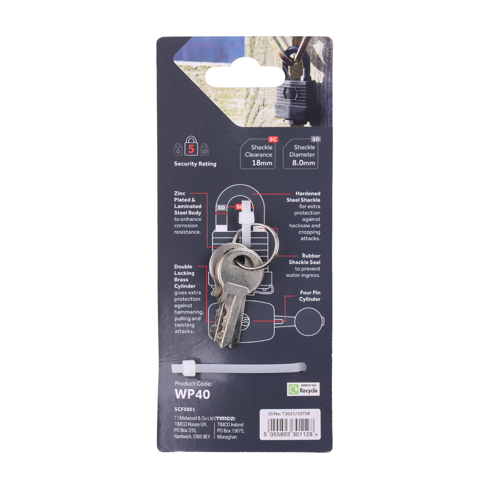 Weatherproof Padlock - Image 3