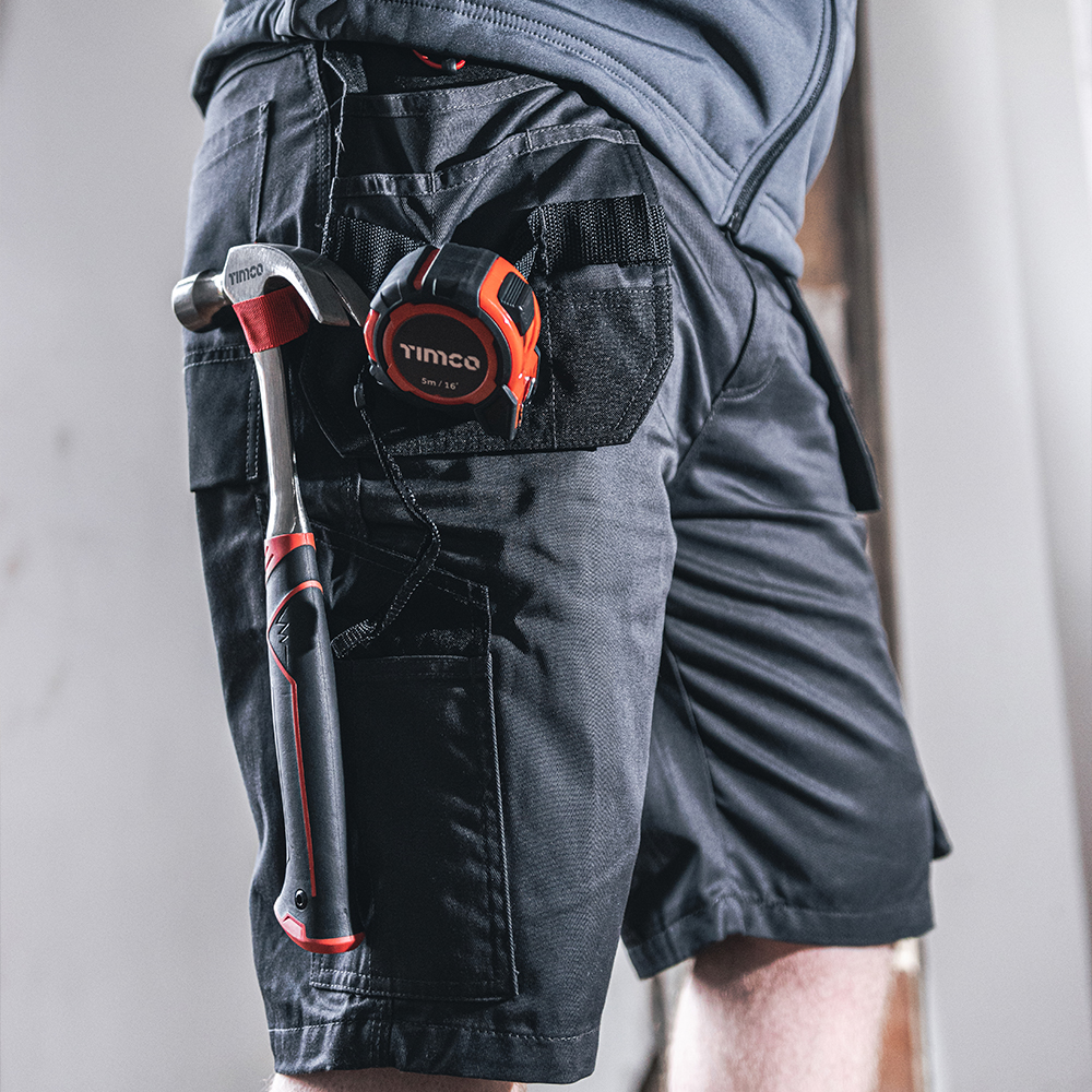 Workman Shorts - Grey/Black - Image 4