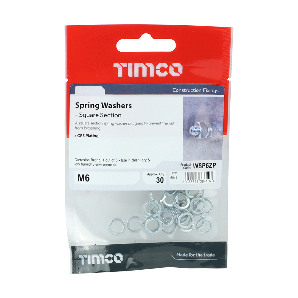 SQ Spring Washer DIN 7980 -BZP - Image 2