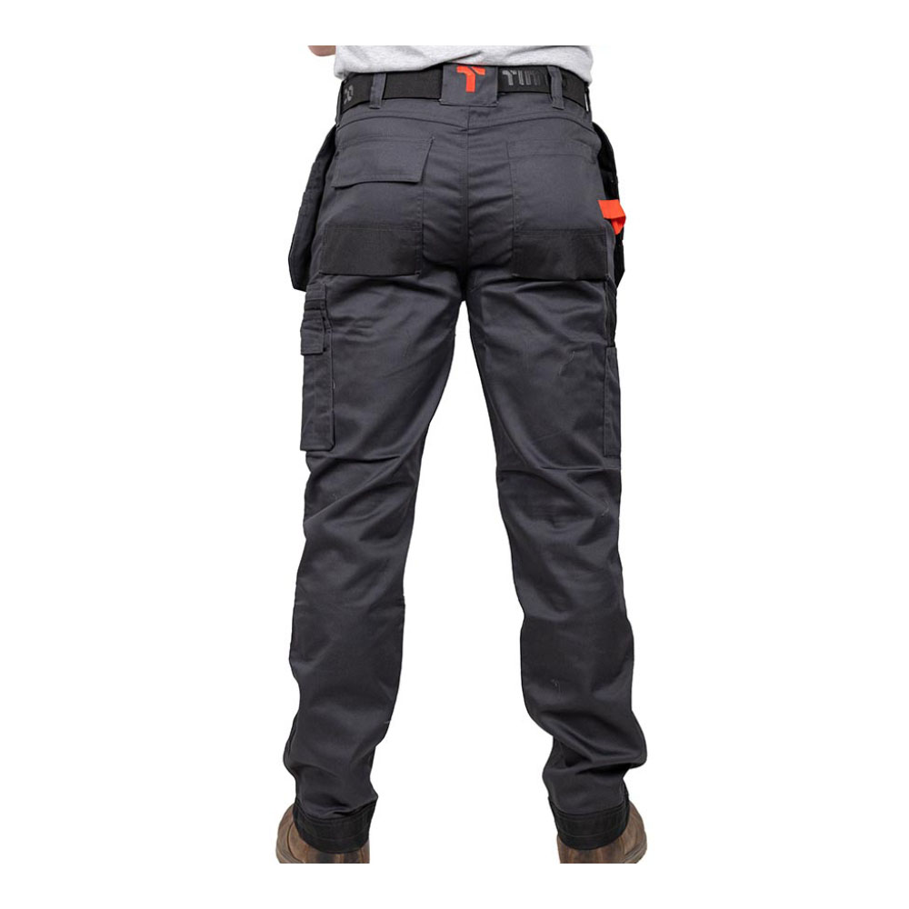 Workman Trousers - Grey/Black - Image 3