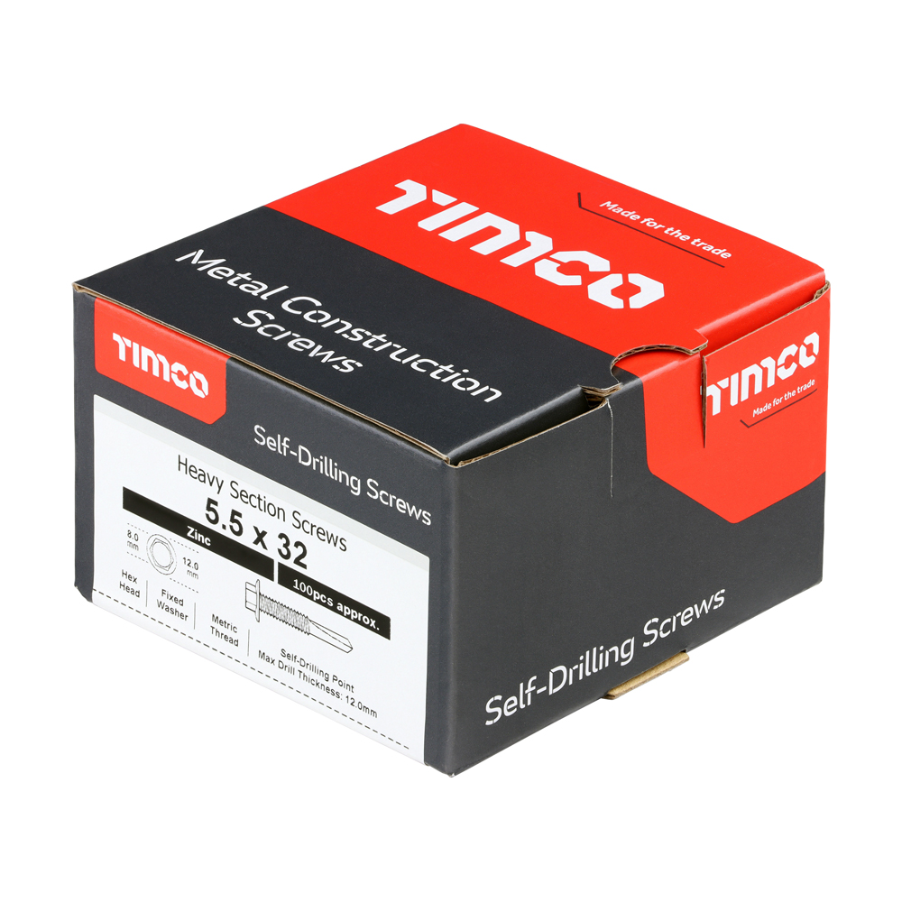 Hex Screw S/DRILL No5 Zinc - Image 2
