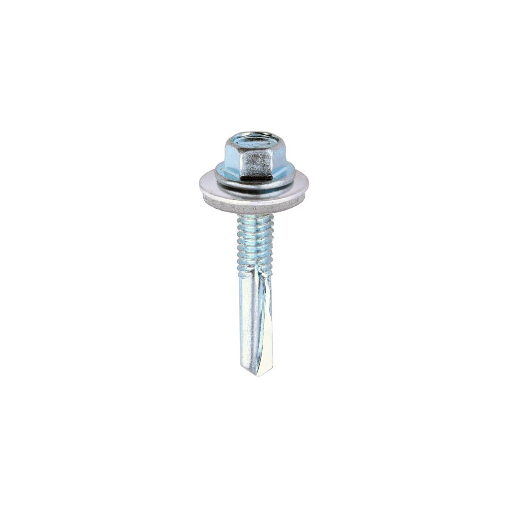 Hex Screw W16 S/DRILL No5 Zinc - Image 1