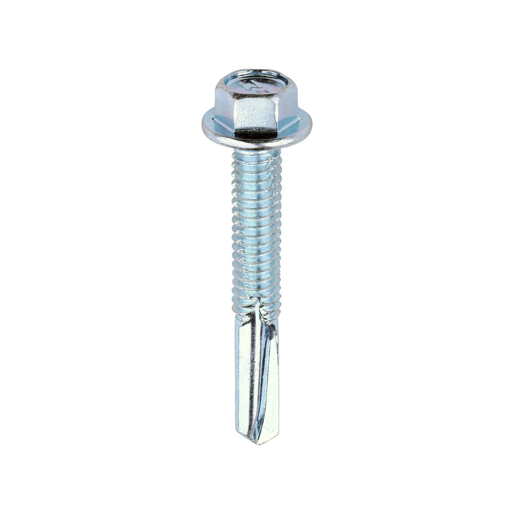 Hex Screw S/DRILL No5 Zinc - Image 1
