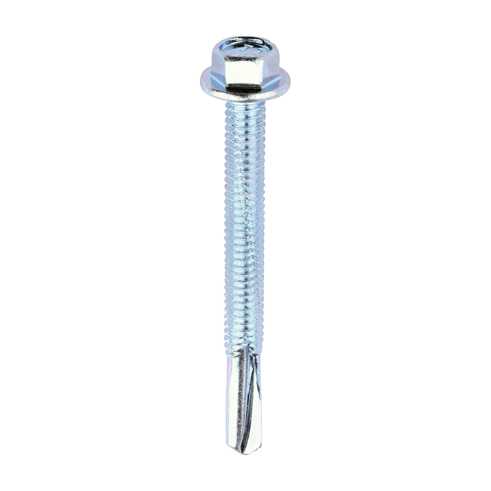 Hex Screw S/DRILL No5 Zinc - Image 1