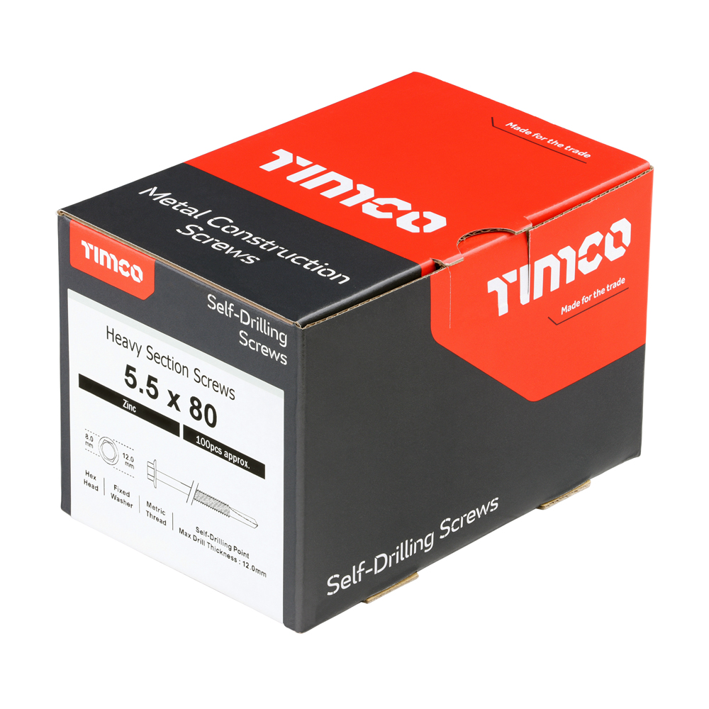 Hex Screw S/DRILL No5 Zinc - Image 2