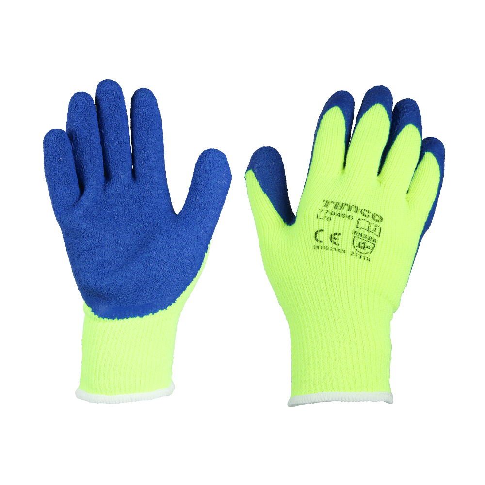 Warm Grip Glove Latex Crinkle
