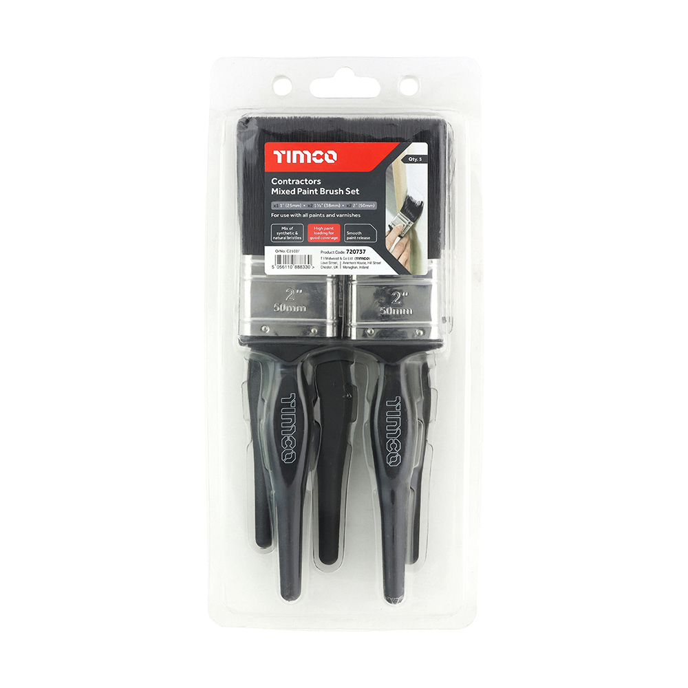 Contractors Paint Brush Set