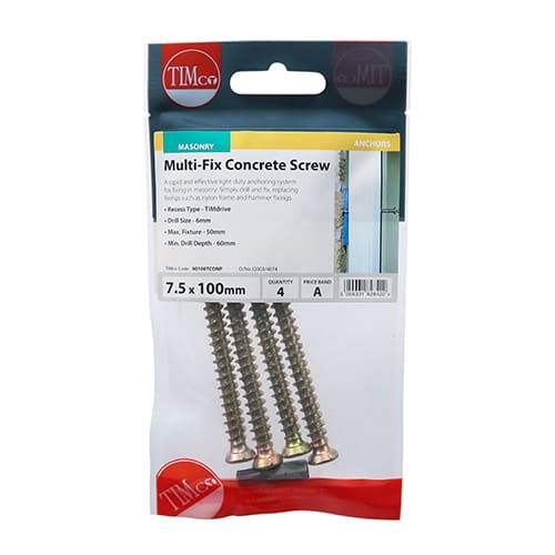 Multi-Fix Concrete Screw - ZYP