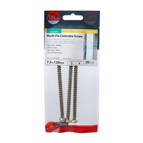 Multi-Fix Concrete Screw - ZYP