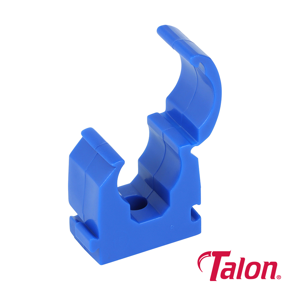 Single Hinged ID Clip - Blue