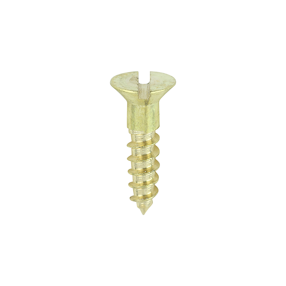Brass Timber Screw SLOT CSK