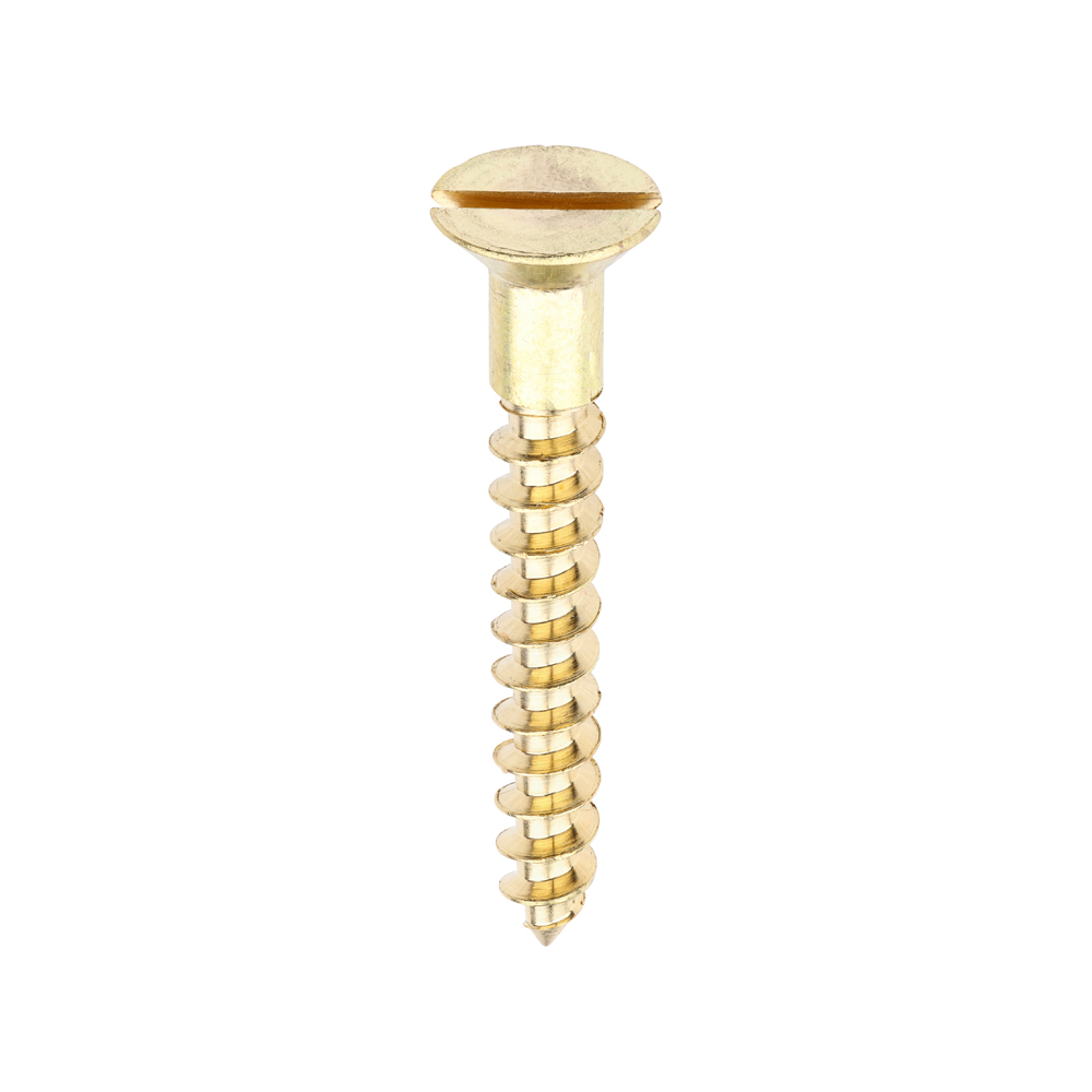 Brass Timber Screw SLOT CSK