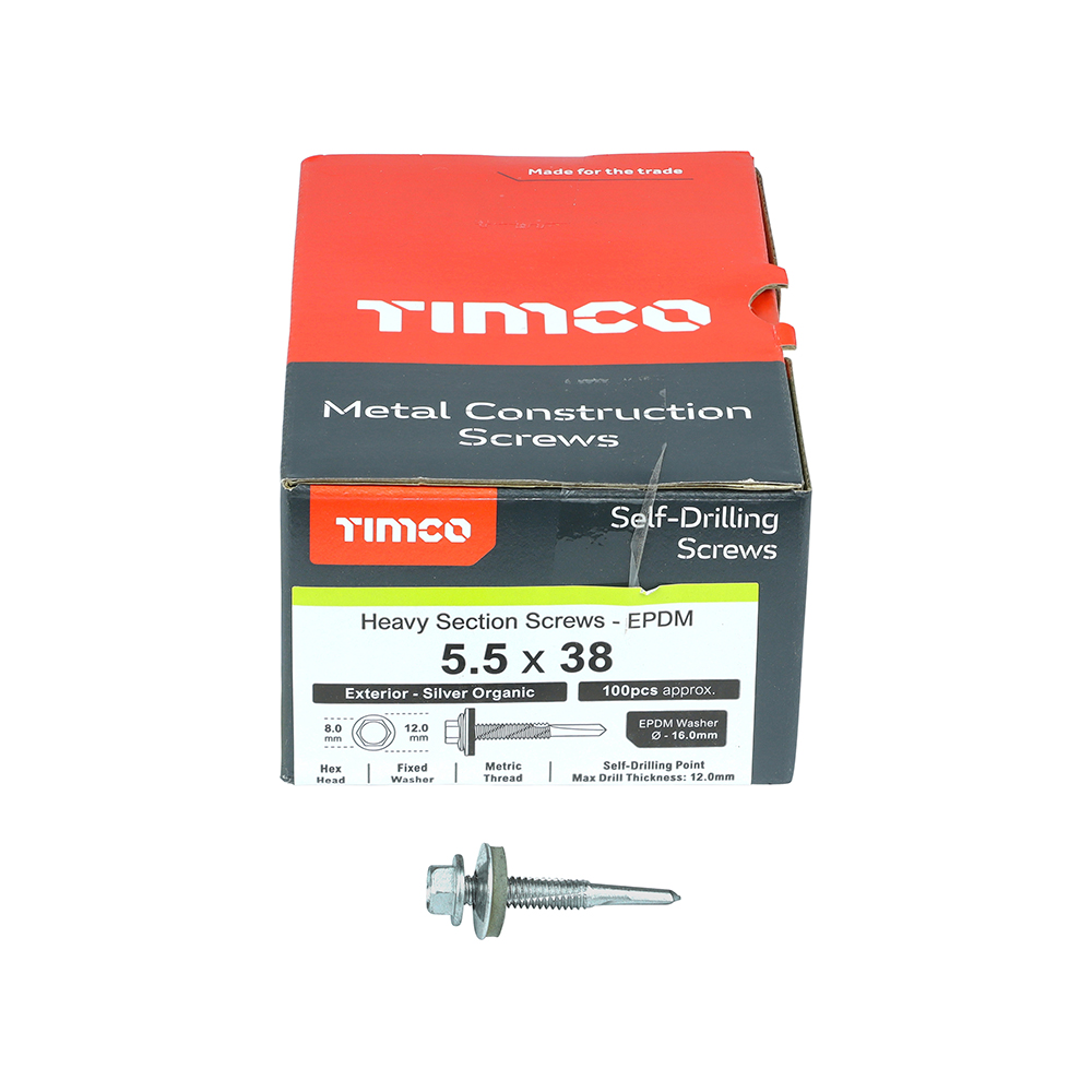 Hex Screw W16 S/DRILL No5 EXT