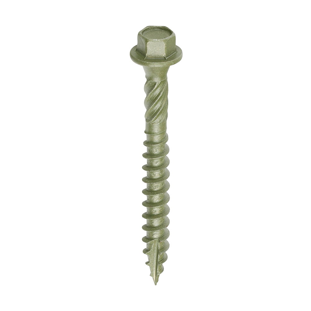 Timber Frame Screw HEX Silver
