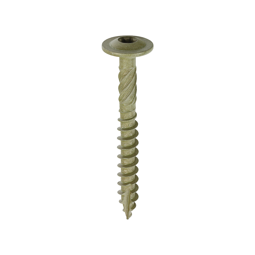 Timber Frame Screw WAFER Green