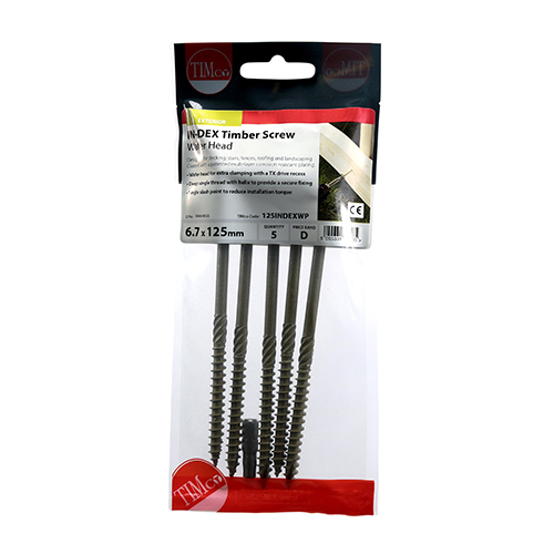 Wafer Head Timber Screw- Green