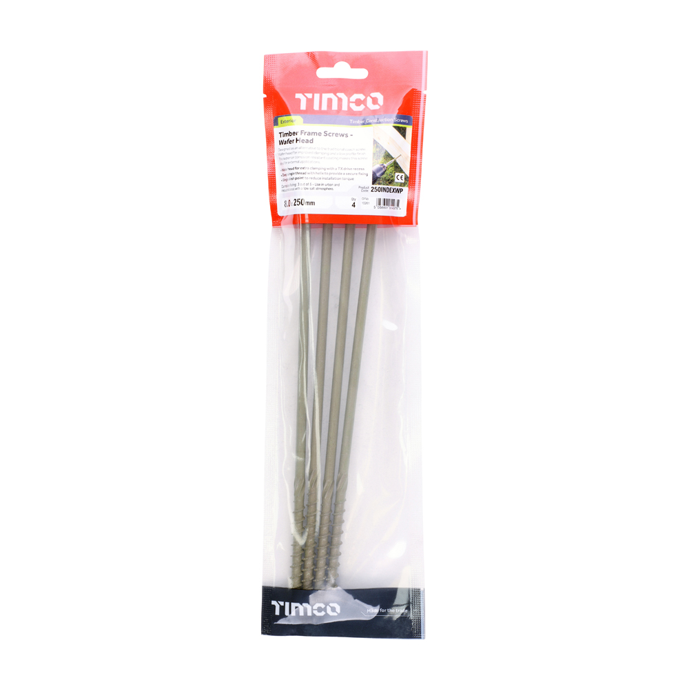 Wafer Head Timber Screw- Green