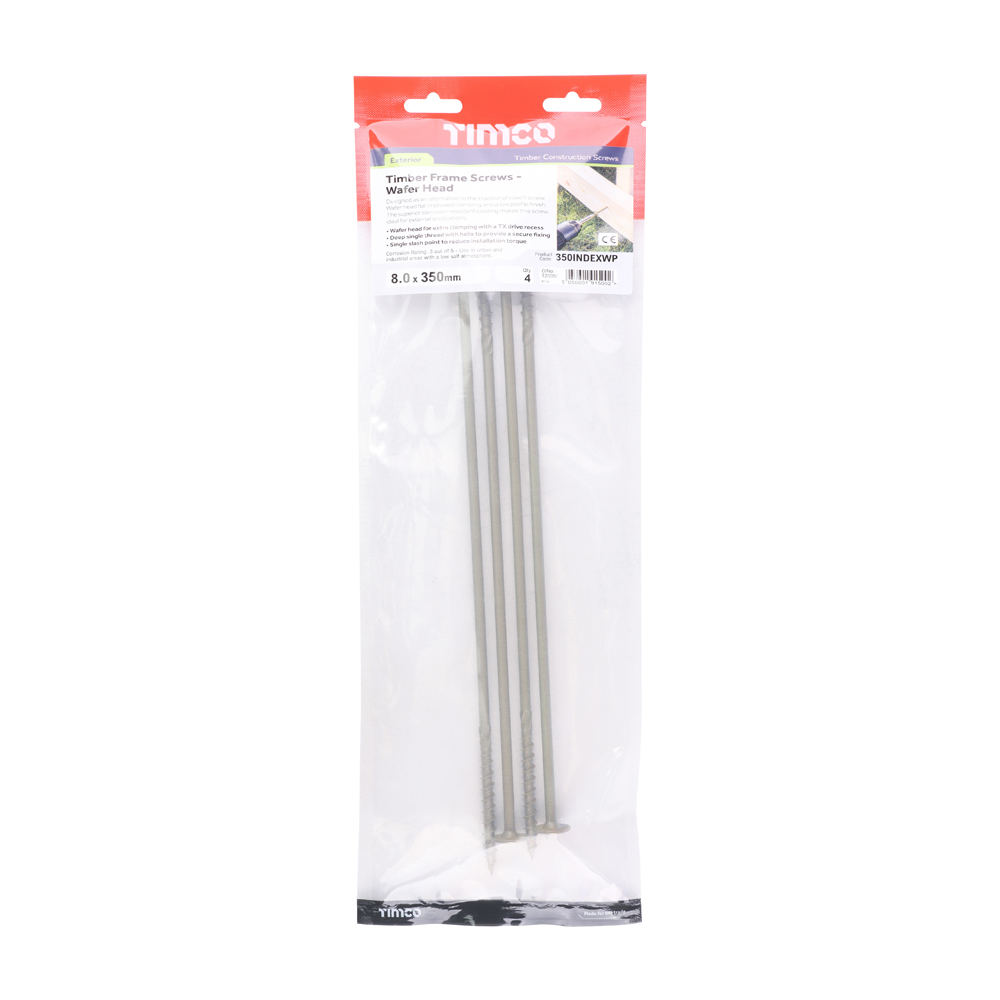 Wafer Head Timber Screw- Green