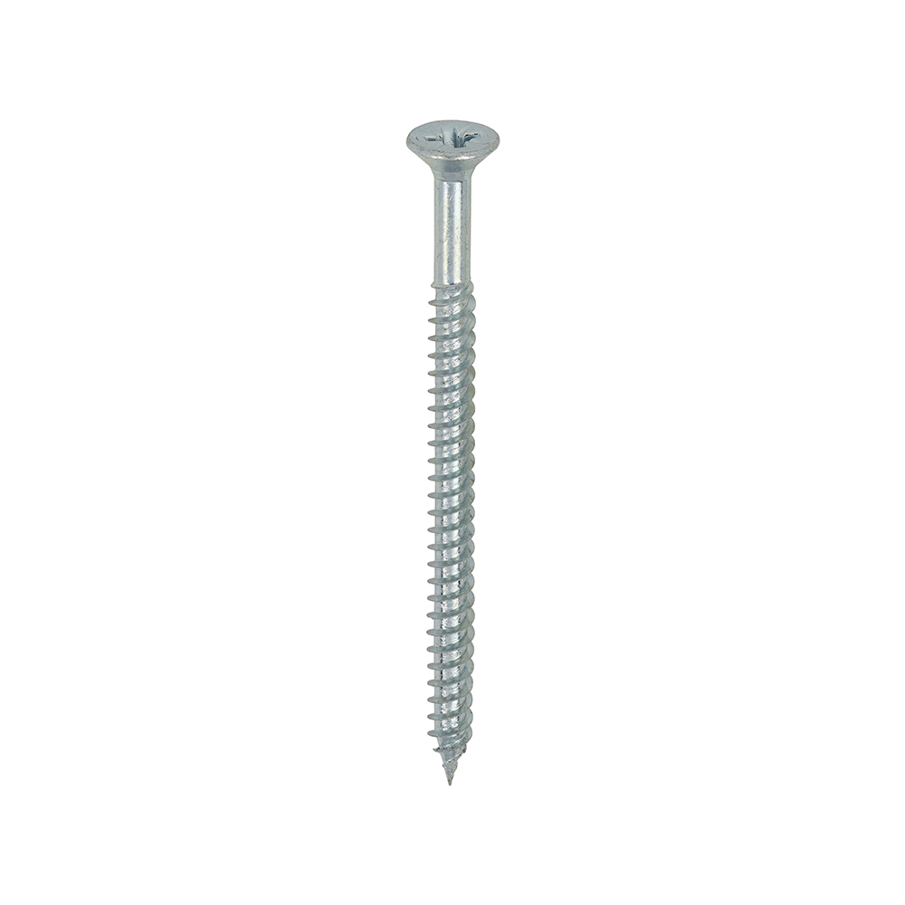 Twin Woodscrew PZ2 CSK Zinc