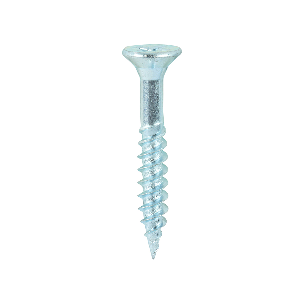 Twin Woodscrew PZ3 CSK Zinc