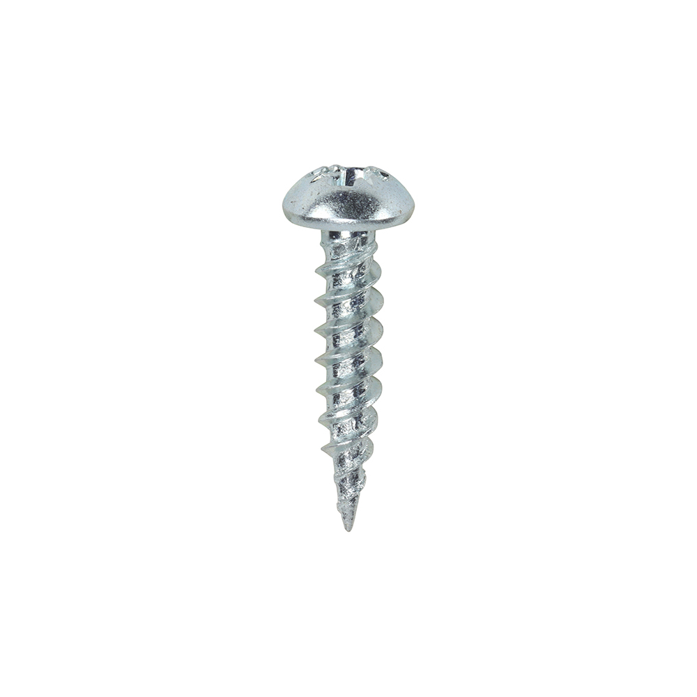 Twin Woodscrew PZ2 RND Zinc
