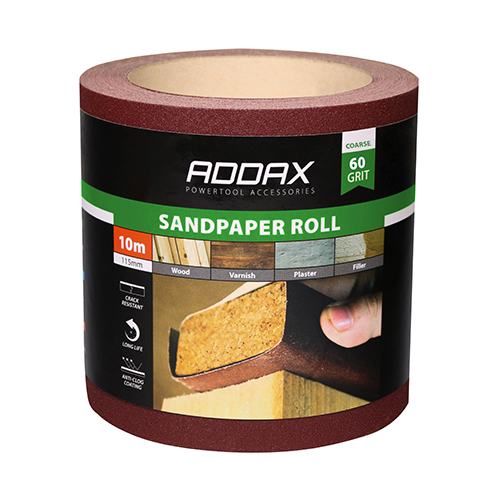 Sandpaper Roll Red P60