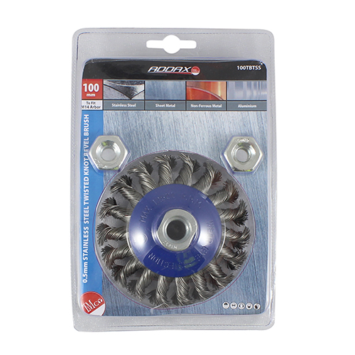 Grinder Twist SS Bevel Brush