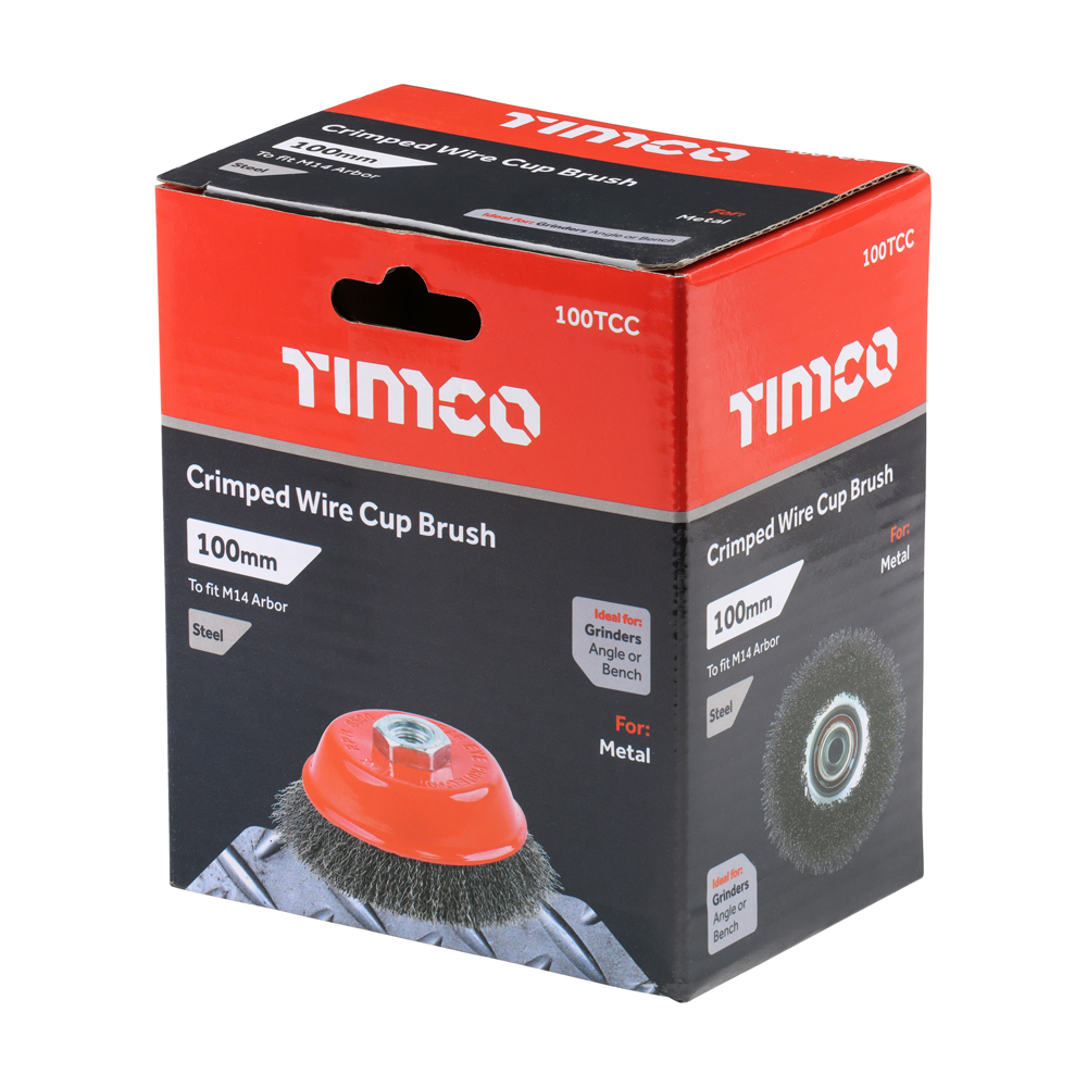 Grinder Crimp SS Cup Brush