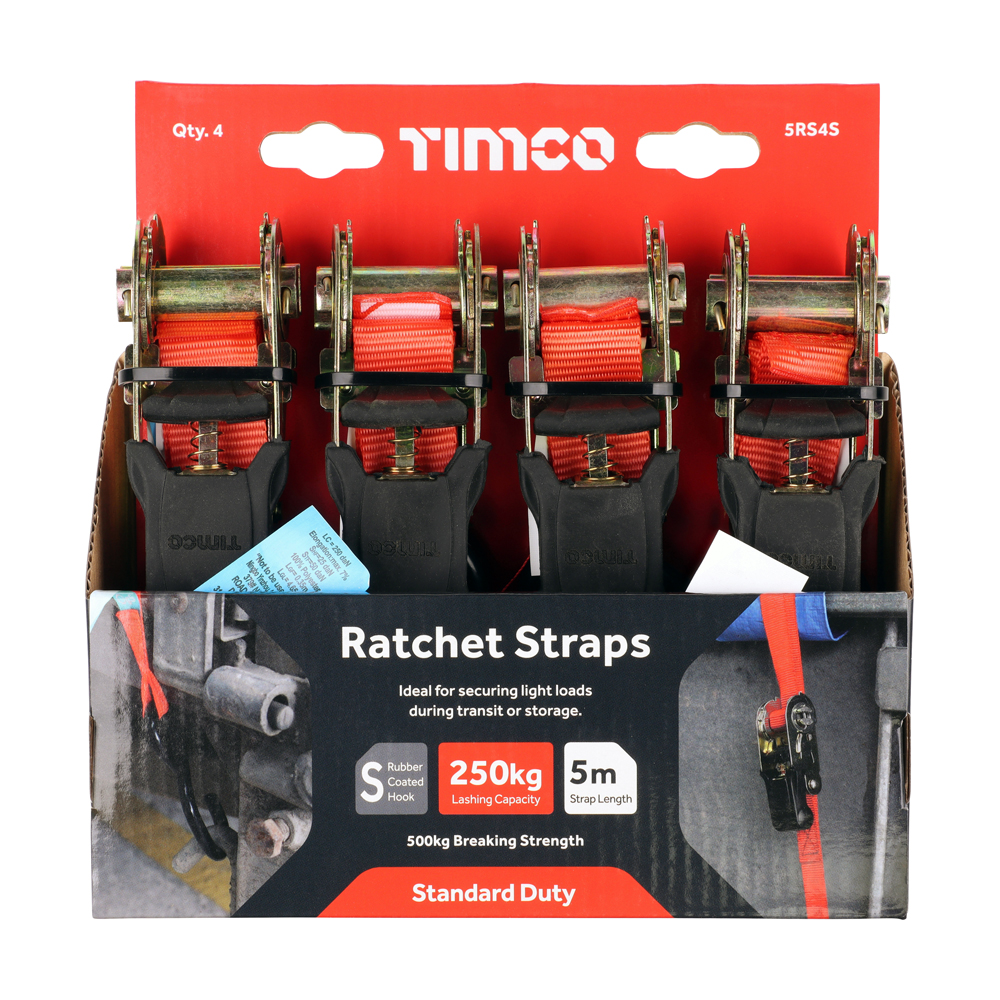 S Hook Ratchet Straps STD