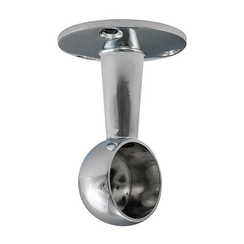 Round End Bracket P/Chrome