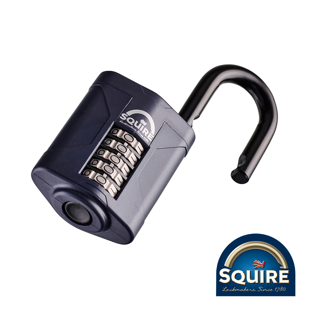 Combi Padlock Steel O/Shackle