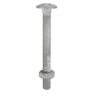 Carriage Bolt & Nut Hot Dip Galvanised