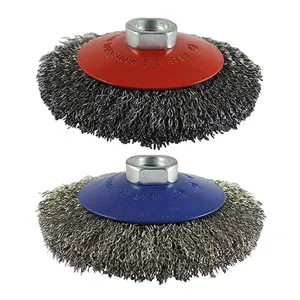 Crimped Wire Bevel Brush