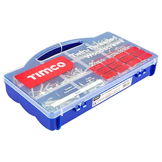 Twin-Thread Woodscrew - Mixed Tray