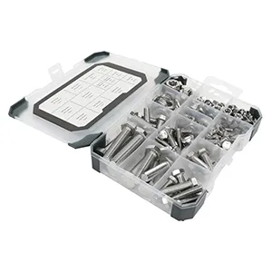 Mixed Set Screws Nuts and Washers Tray