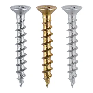 Countersunk Head - Ribs Single Thread Gimlet Tip