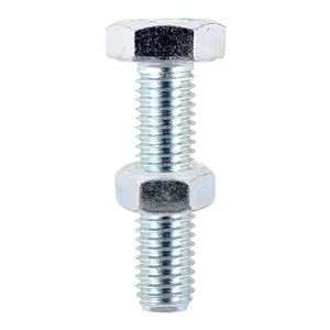 Set Screw & Hex Nut - Zinc