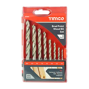 HSS Brad Point Wood Bit Sets