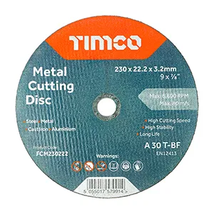 Bonded Abrasive Disc - For Cutting