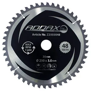 Zero Degree Mitre Saw Blades