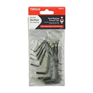 Hex Key Keyring Set