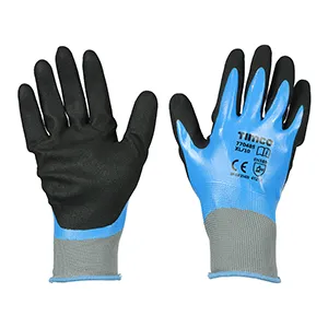 Waterproof Grip Gloves - Sandy Nitrile Foam Coated
