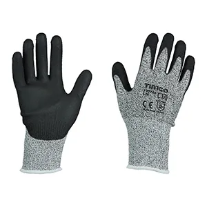 High Cut Gloves - PU Coated HPPE Fibre 